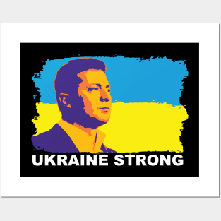 zelensky ukrainr strong Posters and Art